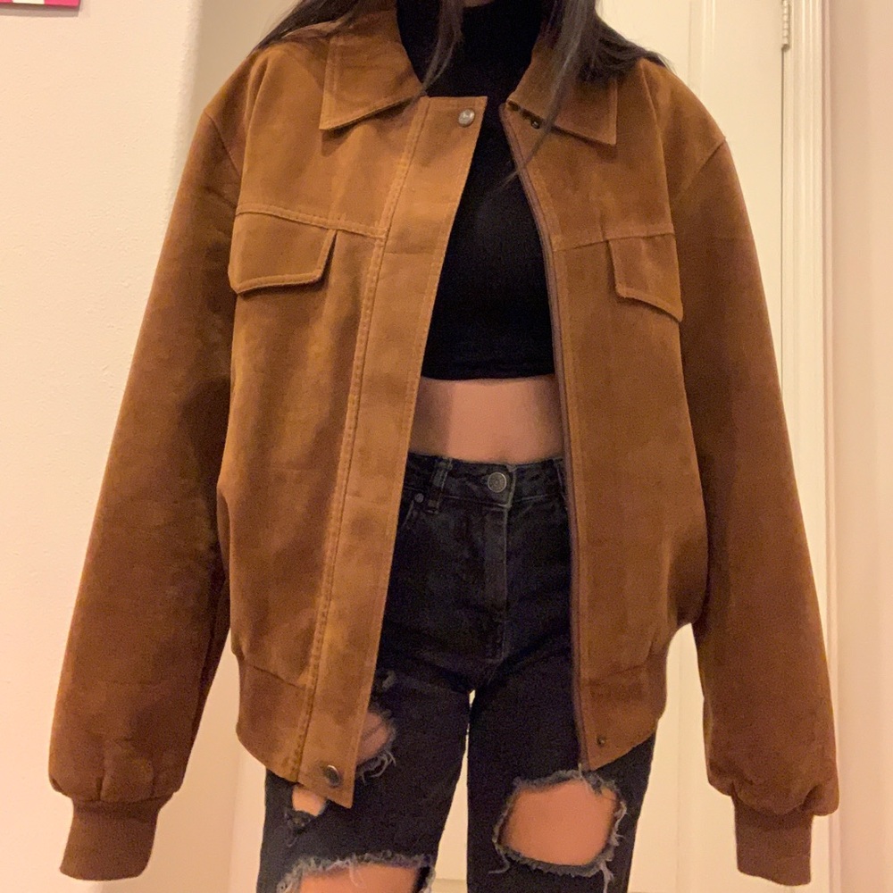 Genuine Garment Brown Bomber Men's Jacket. M